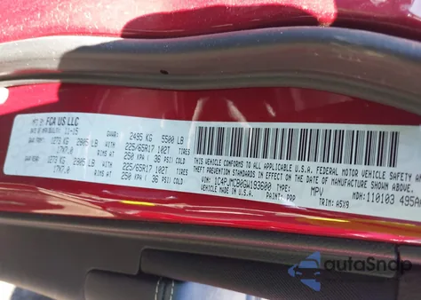 2016 Jeep Cherokee Latitude z USA, uszkodzony, nr VIN 1C4PJMCB0GW193600